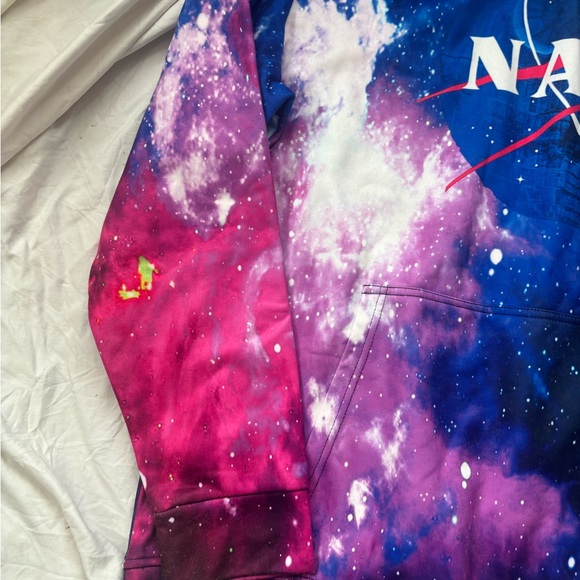 NASA Space Galaxy Print Hoodie - Picture 5 of 6